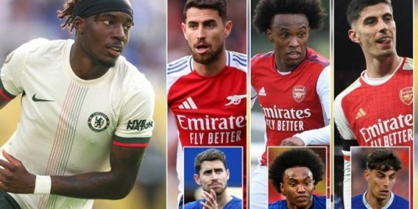钟爱二手车？阿森纳7年从切尔西签下6人，共支付转会费1.42亿镑