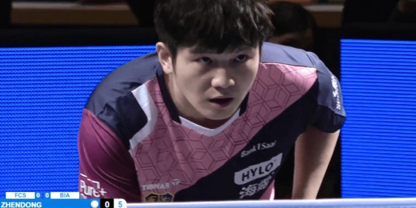 3-0！樊振东率队晋级欧冠8强，单局红11-1，模仿C罗庆祝，全队手拉手谢场